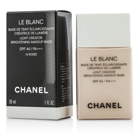 chanel le blanc light creator brightening makeup base review|Le Blanc Light Creator Brightening Makeup Base SPF 40/PA+++.